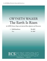 The Earth Is Risen SATB choral sheet music cover